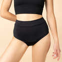 Maillot De Bain Menstruel – Bas De Bikini Taille Haute – Noir – Protection Anti-fuites, Réutilisable – Pour Piscine Et Plage Pendant Les Règles - 5