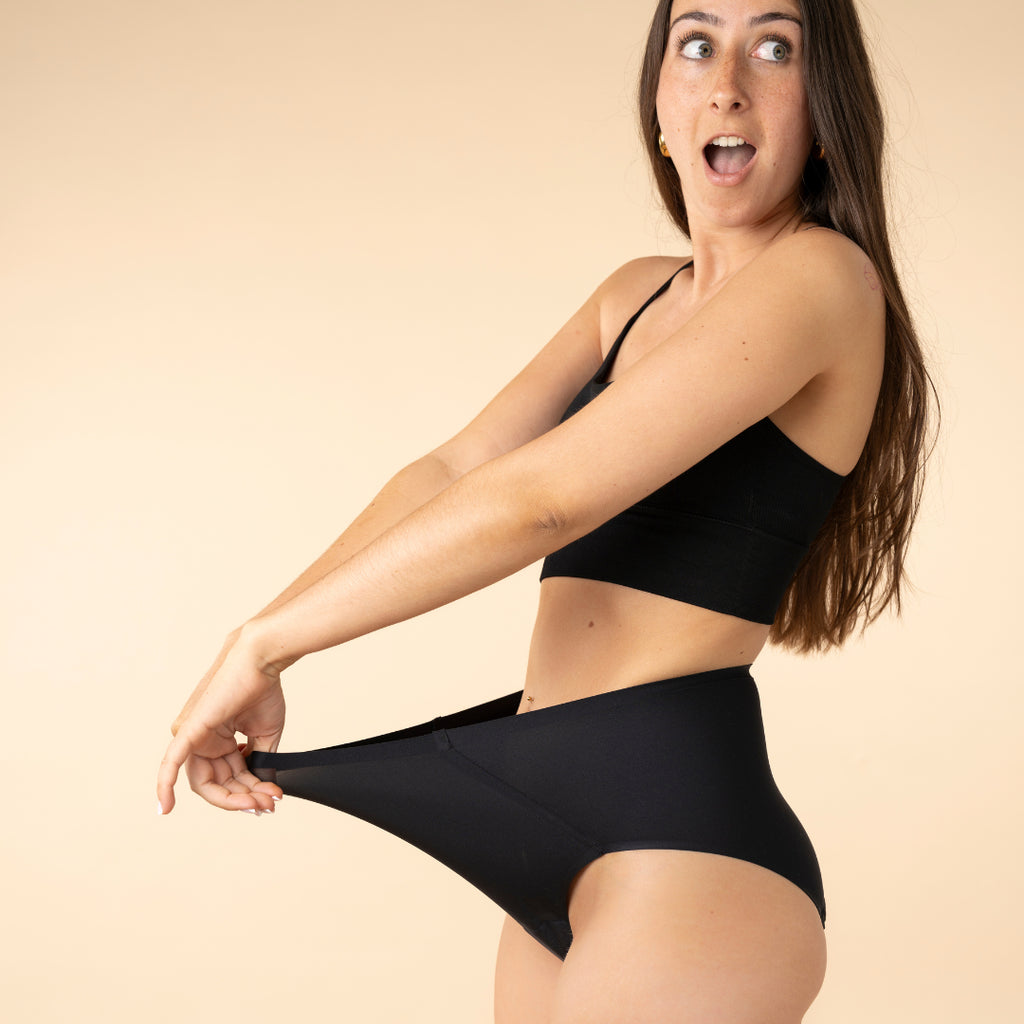Naya - Culotte Taille Unique pour Flux Moyen - Non éligible à l'offre 1ère culotte offerte - Du S au 4XL