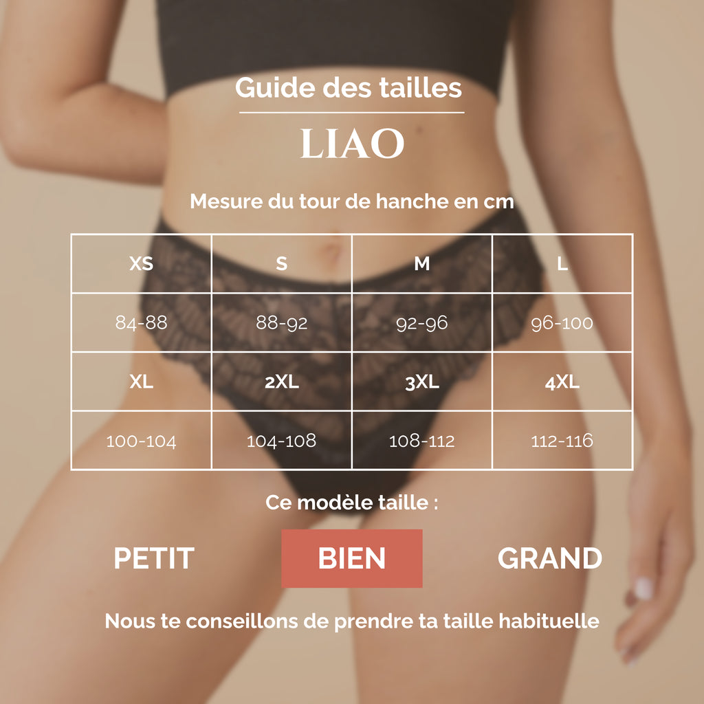 Liao pour Flux Léger - Non éligible à l'offre 1ère culotte offerte - Du XS au 4XL