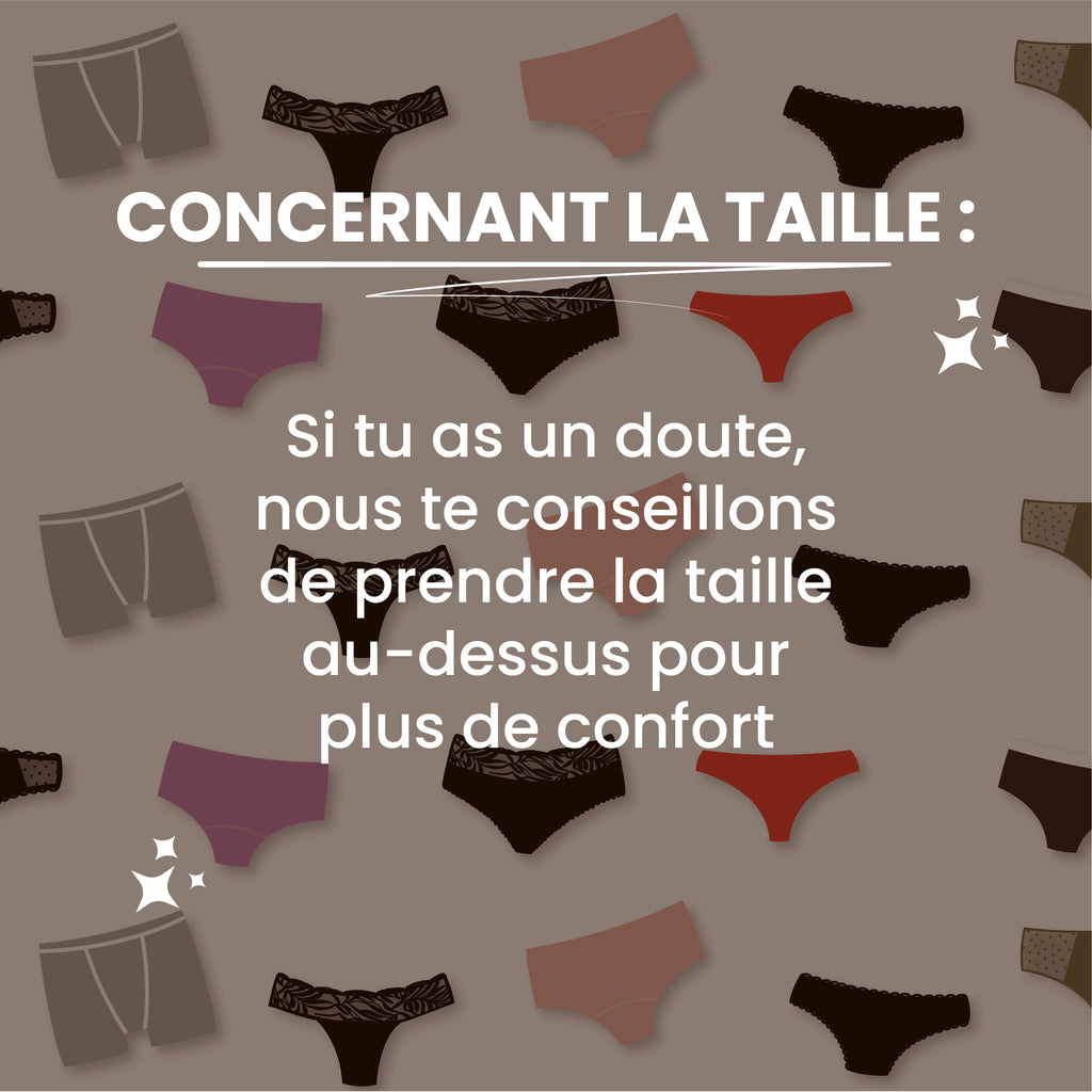 Culotte Menstruelle Mystère - Non éligible à l'offre 1ère culotte offerte