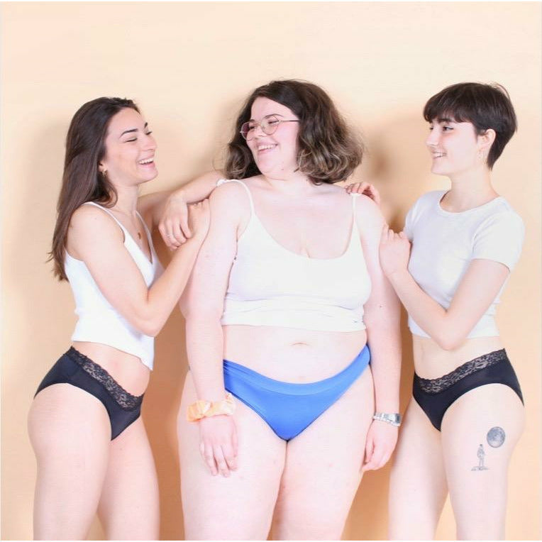 Culotte menstruelle modèle Angara pour flux moyen.